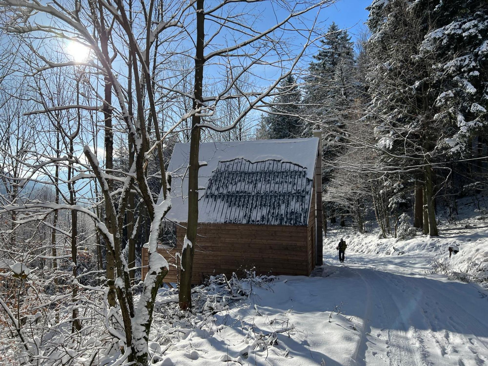 Chatka Pod Lysou Ostravice Bagian luar foto
